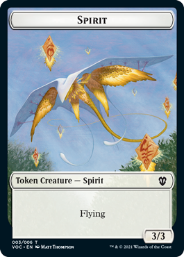 Spirit (3/3, flying) // Thopter (1/1, flying)